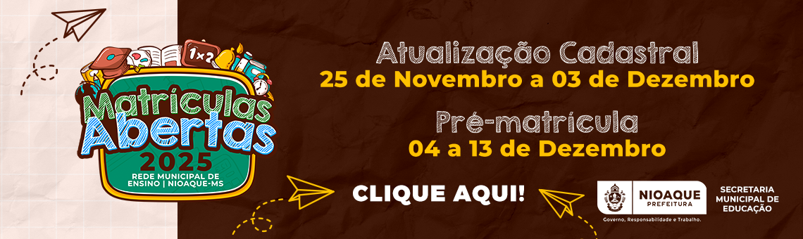 Atualização Cadastral e Pré-matrícula Digital para o ano letivo de 2025 | 